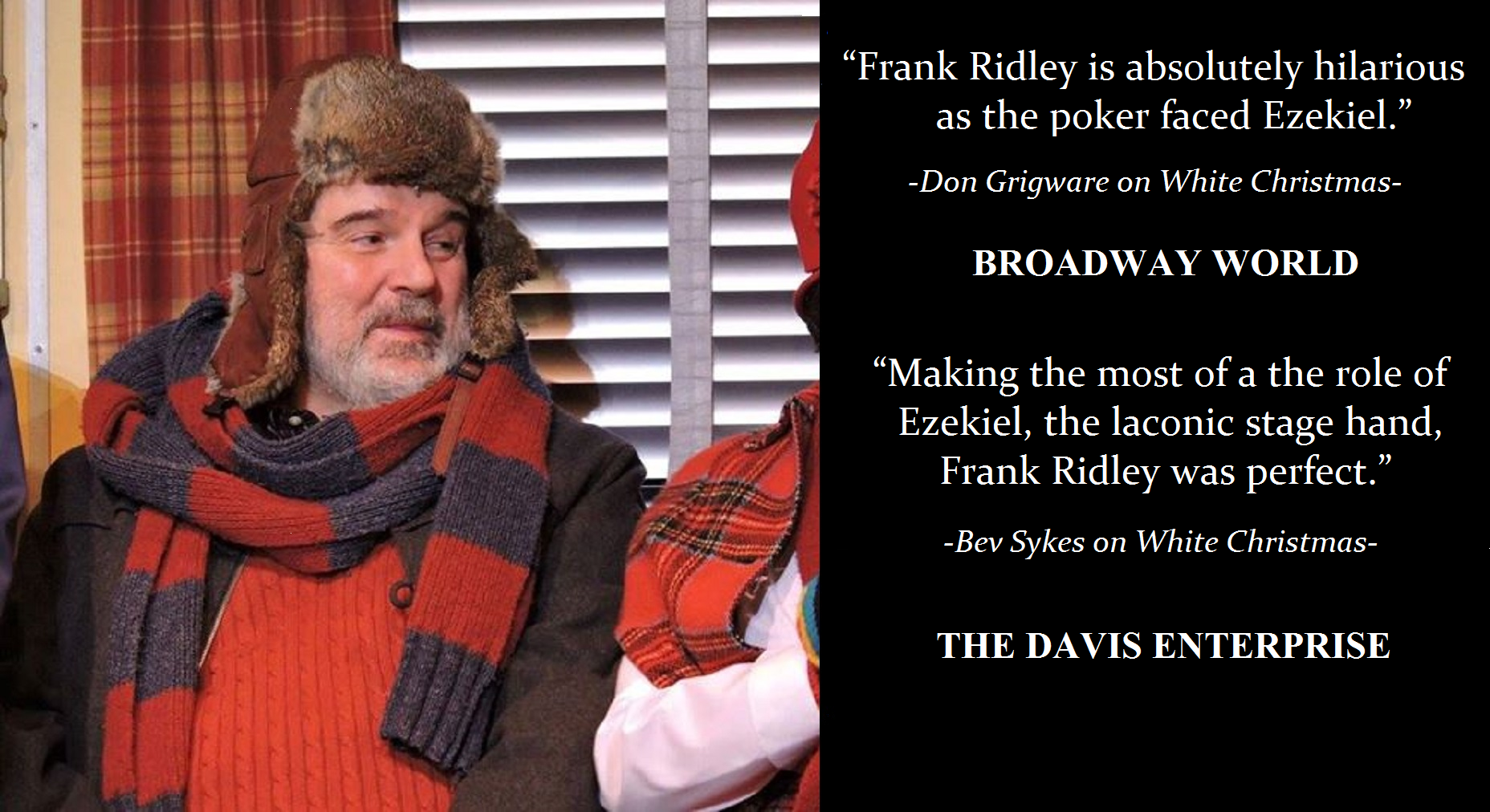 Frank Ridley as Ezekiel Foster in Irving Berlin's White Christmas